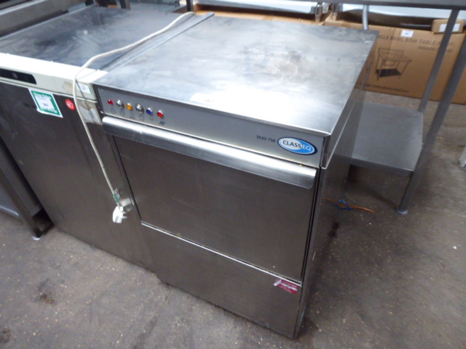 58cm Classeq Duo 750 under counter drop front dishwasher