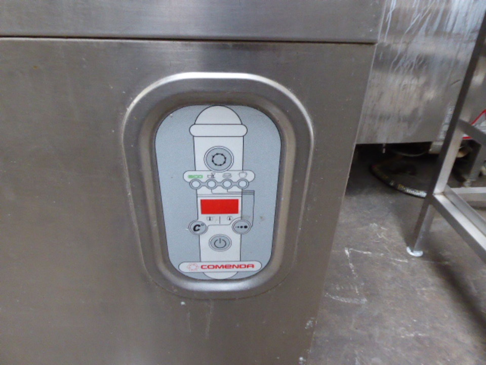 60cm Comenda model C1300E lift top pass through dish washer with draining board and single bowl sink - Image 3 of 5