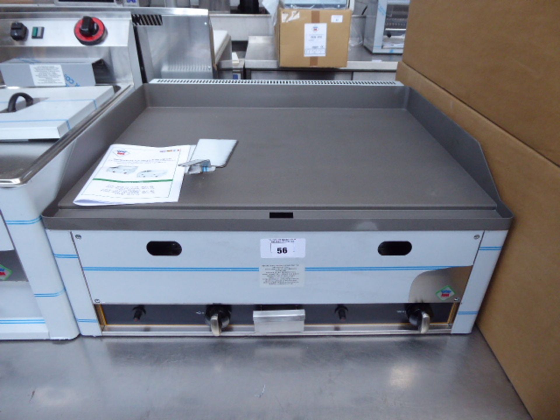 65cm gas RM Gastro 2 burner flat top griddle