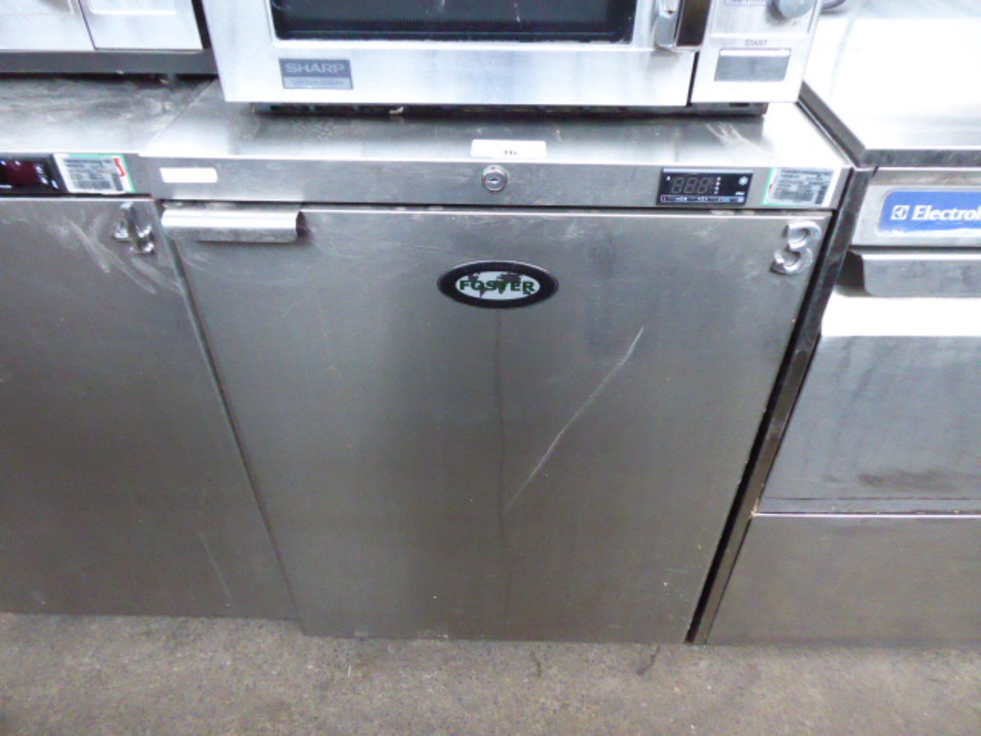 60cm Foster HR150 under counter single door fridge