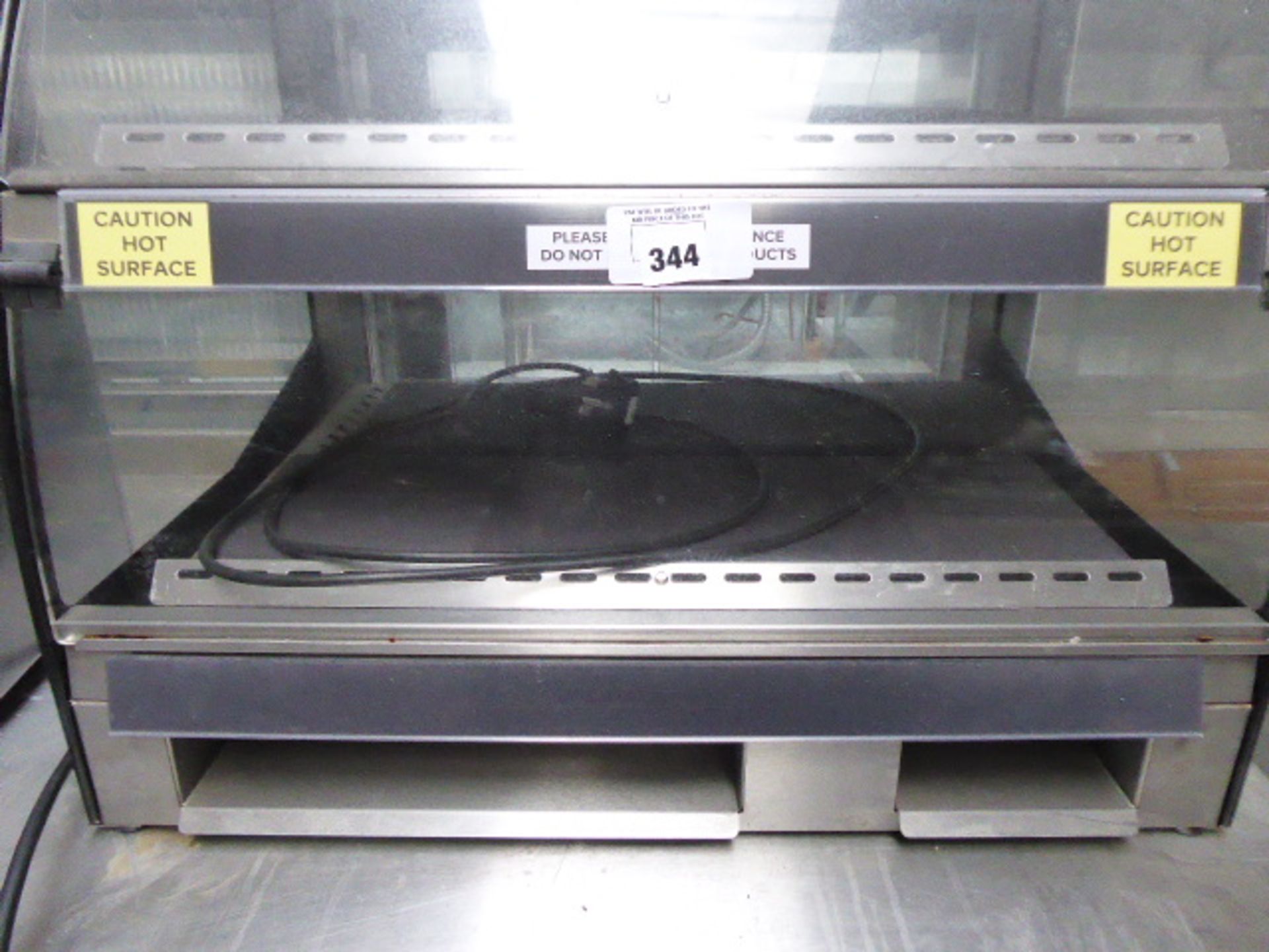(TN119) 60cm electric 3 Frij Jado bench top food warm display cabinet - Image 2 of 2