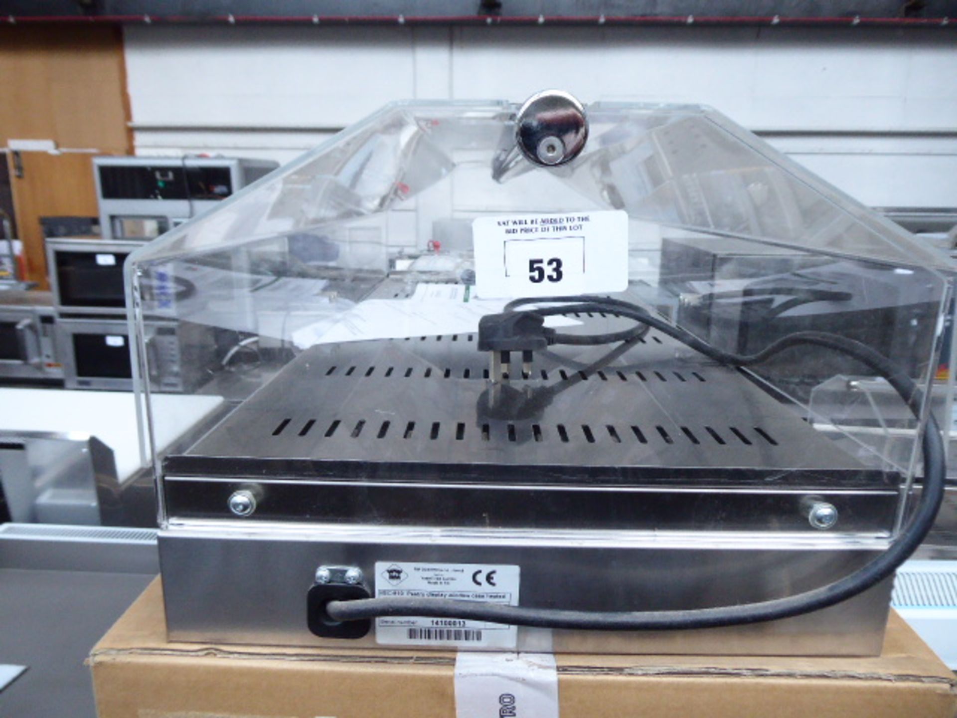 (TN21) 80cm electric RM Gastro VEC-10 bench top heated display case - Image 2 of 2