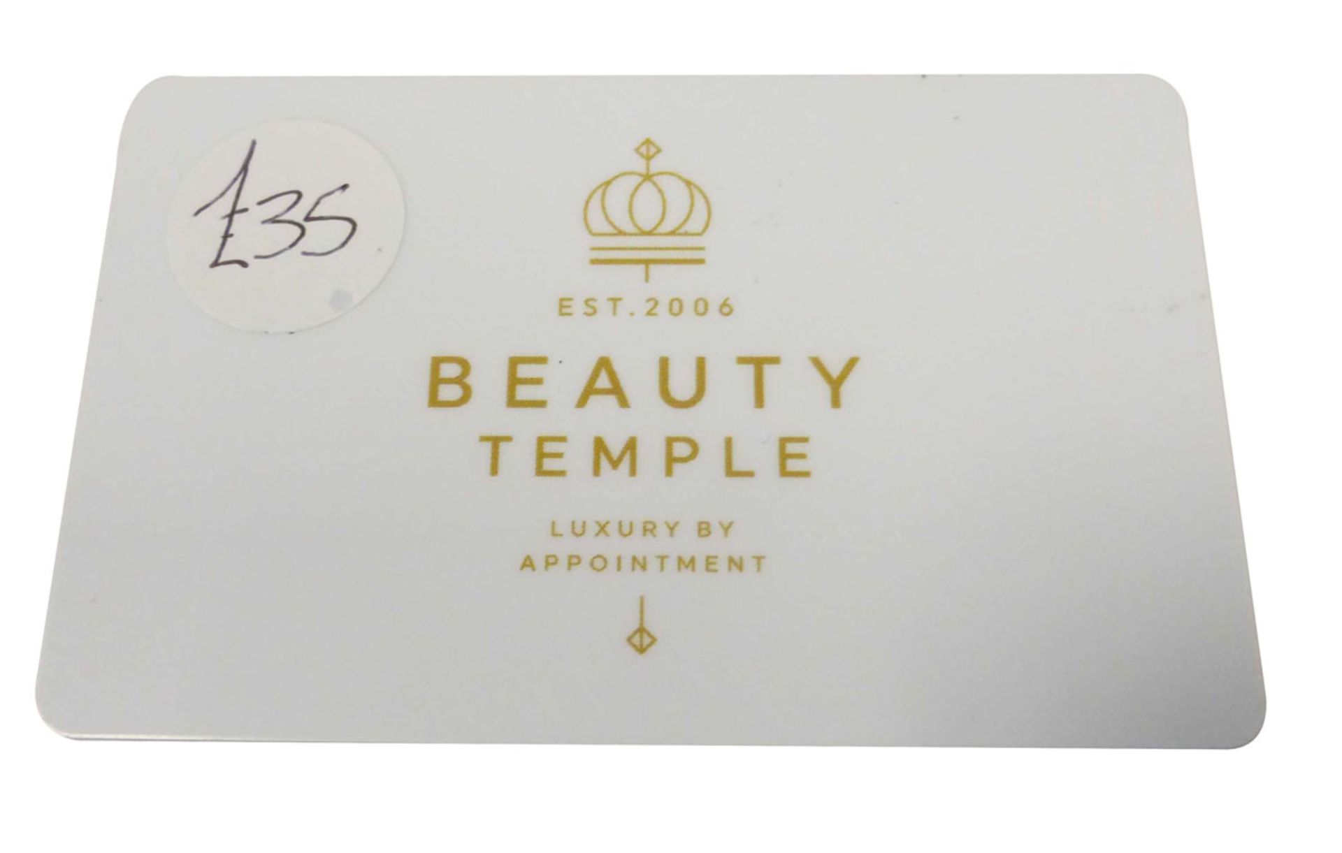 Beauty Temple (x1) - Total face value £35 VAT will be added to this lot