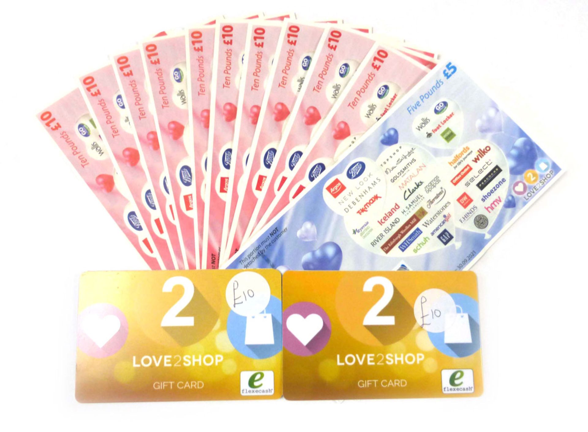 Love 2 Shop (x4) - Total face value £135