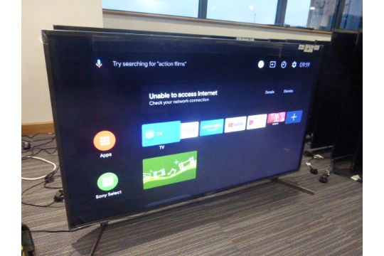 R23, 55'' Sony 4K UHTV, model KD-55XH8196, to include box no. B101