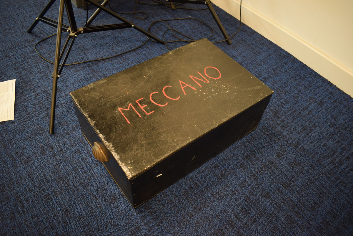 An extensive collection of Meccano including motors, wheels, gears, flat sections, - Image 2 of 40