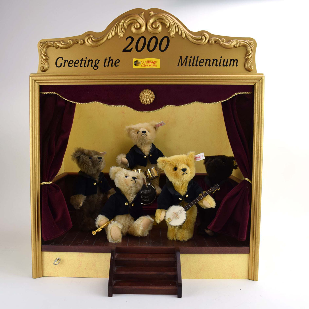 A Steiff limited edition Millennium Band set of five bears,