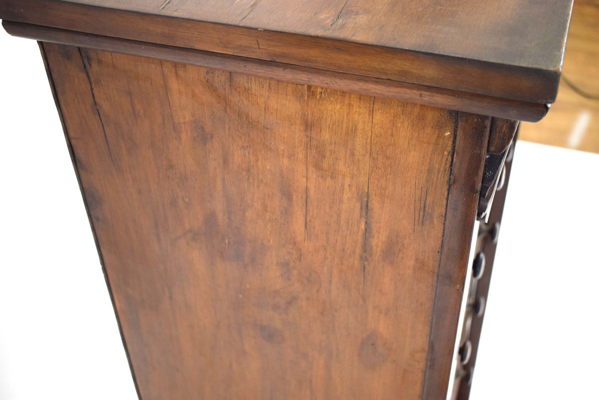 A Victorian mahogany 'Wellington' chest with seven drawers, - Image 3 of 4