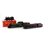 Three Hornby OO gauge loco's comprising; Flying Scotsman, Princess Victoria and a tank loco,