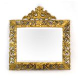 A wall mirror,