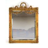 A Classical giltwood wall mirror,