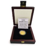 A Royal Mint 14ct gold 20 Pa'anga Kingdom of Tonga proof coin, 7.