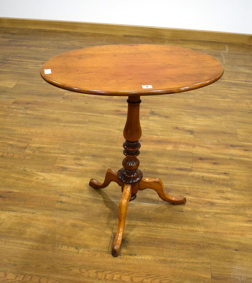A late 19th century mahogany occasional/wine table, - Image 2 of 3