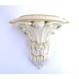 A Copeland Ceramic and Crystal Palace Art Union parian wall bracket of Neo-Classical design, h.