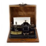 A Mignon Model 4 typewriter in a bentwood case CONDITION REPORT: We are unable to