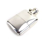 A small early 20th century silver hip flask with bayonet fitting, James Dixon & sons,