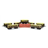 Four Hornby O gauge Pullman Ansonia coaches, a Corsair coach and eight further Pullman coaches,