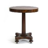 An early 19th century occasional table,
