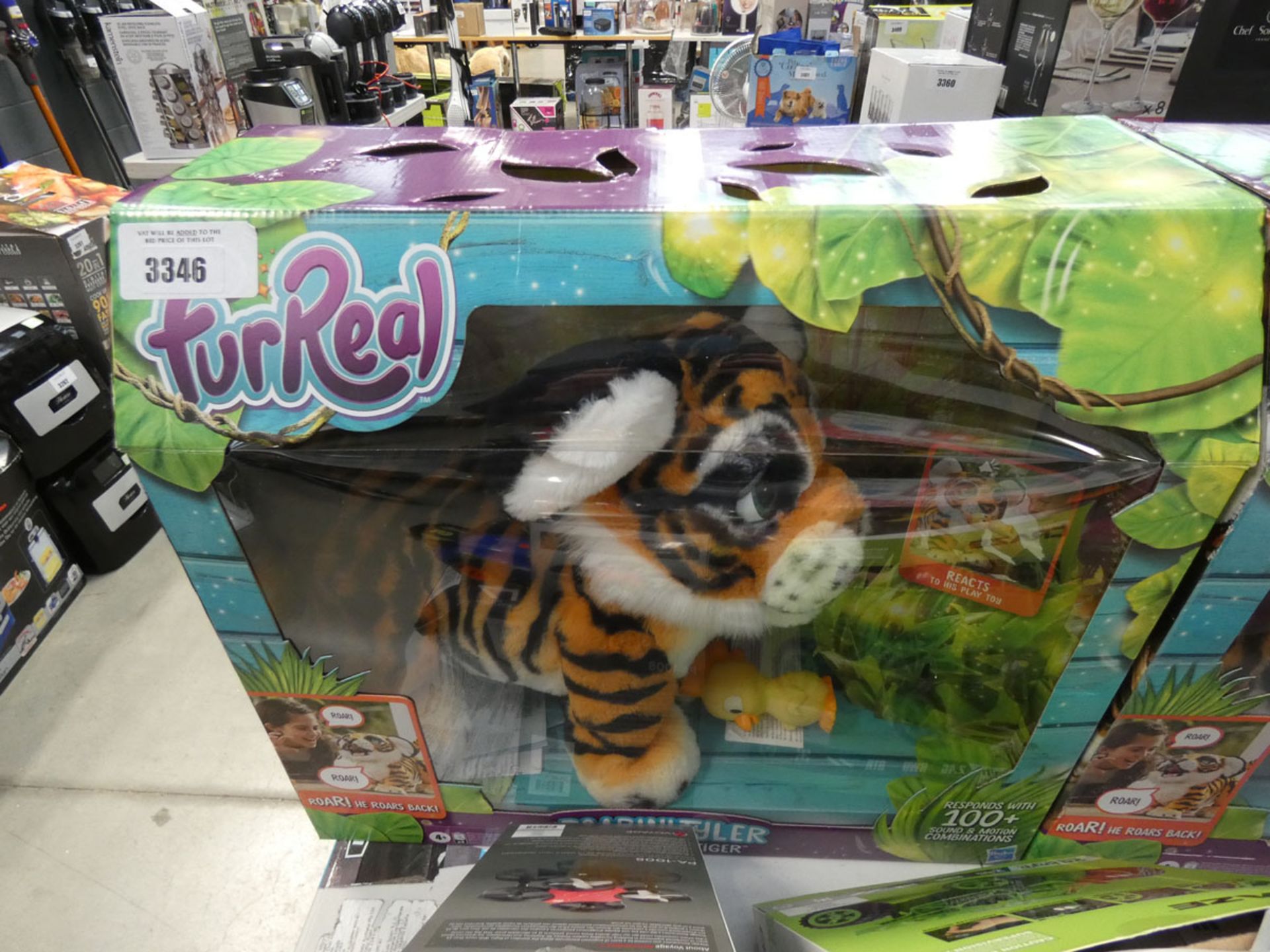 Boxed Roaring Tiger Fur Real toy