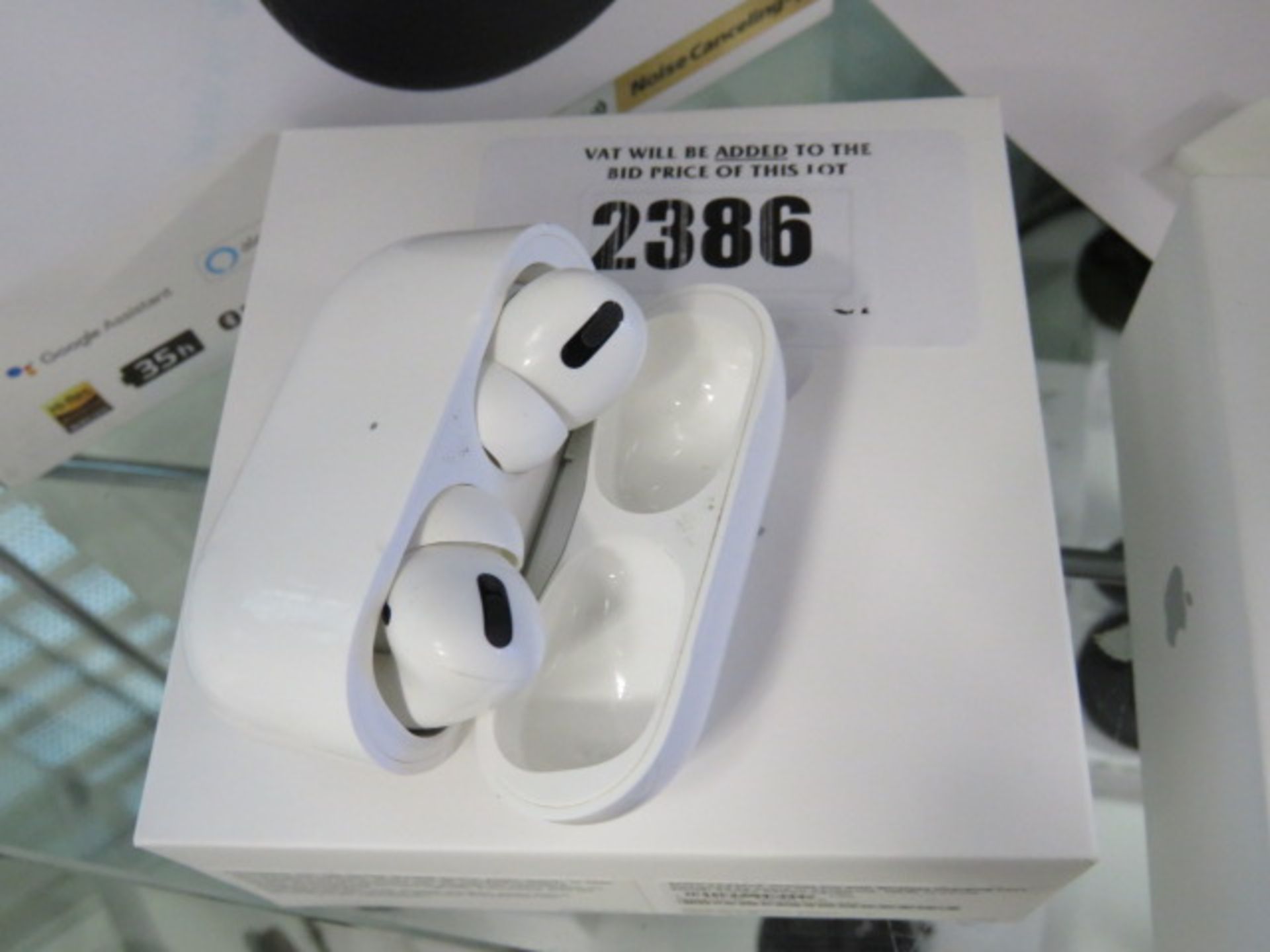 Apple Airpods Pro with wireless charging case and box