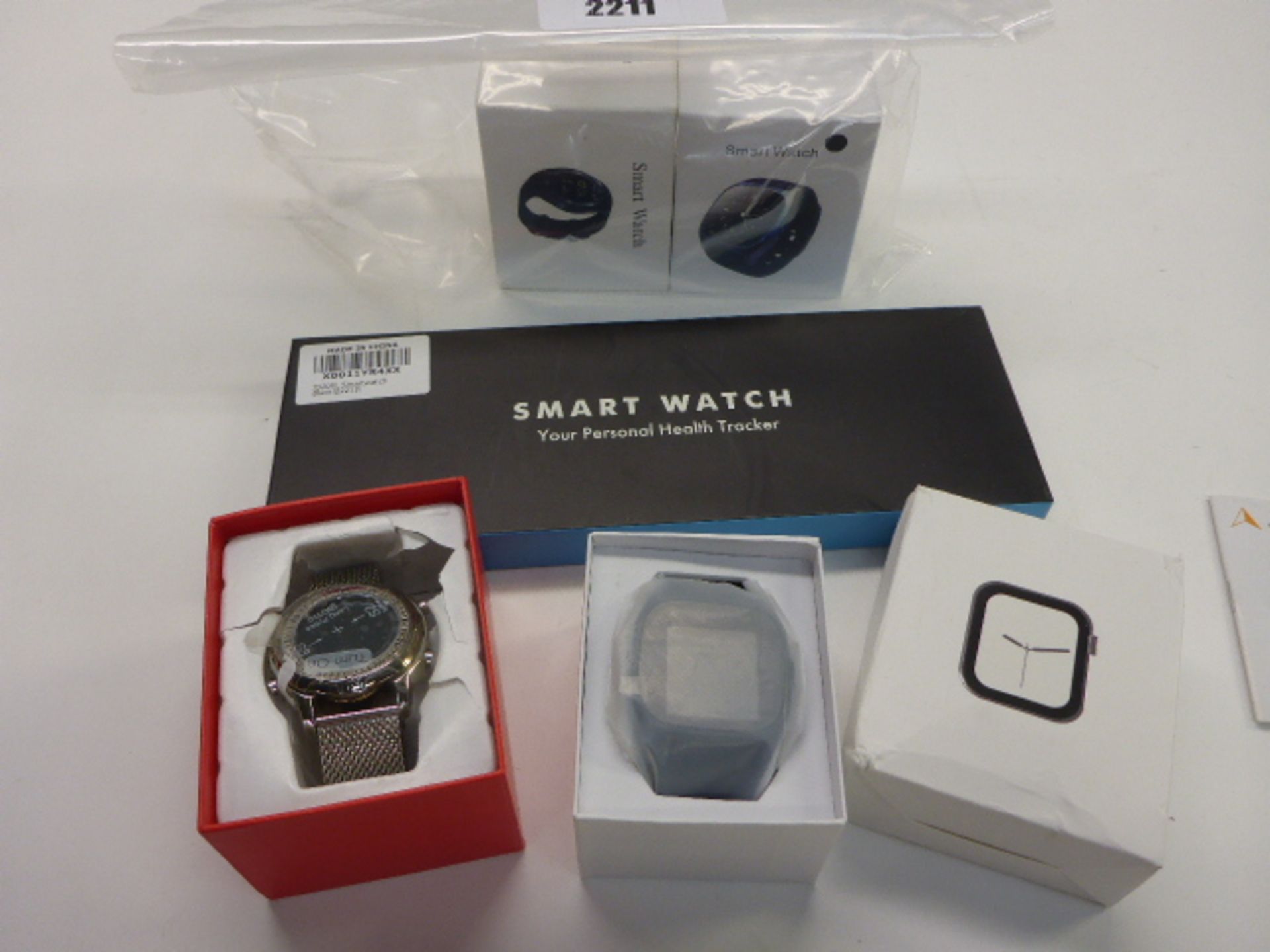 Assortment of 6 smartwatches