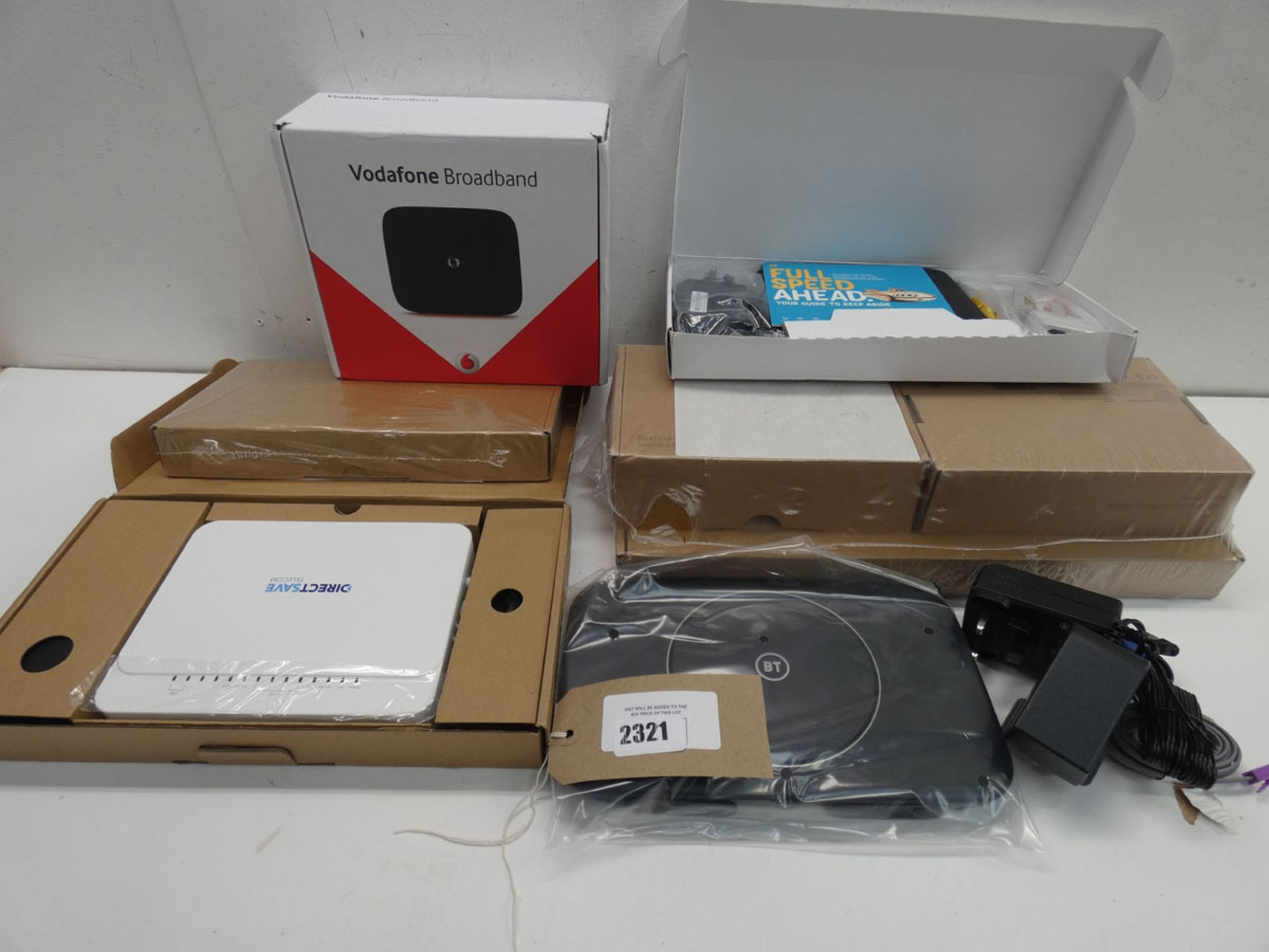 Various routers and network devices to include BT Home phone set