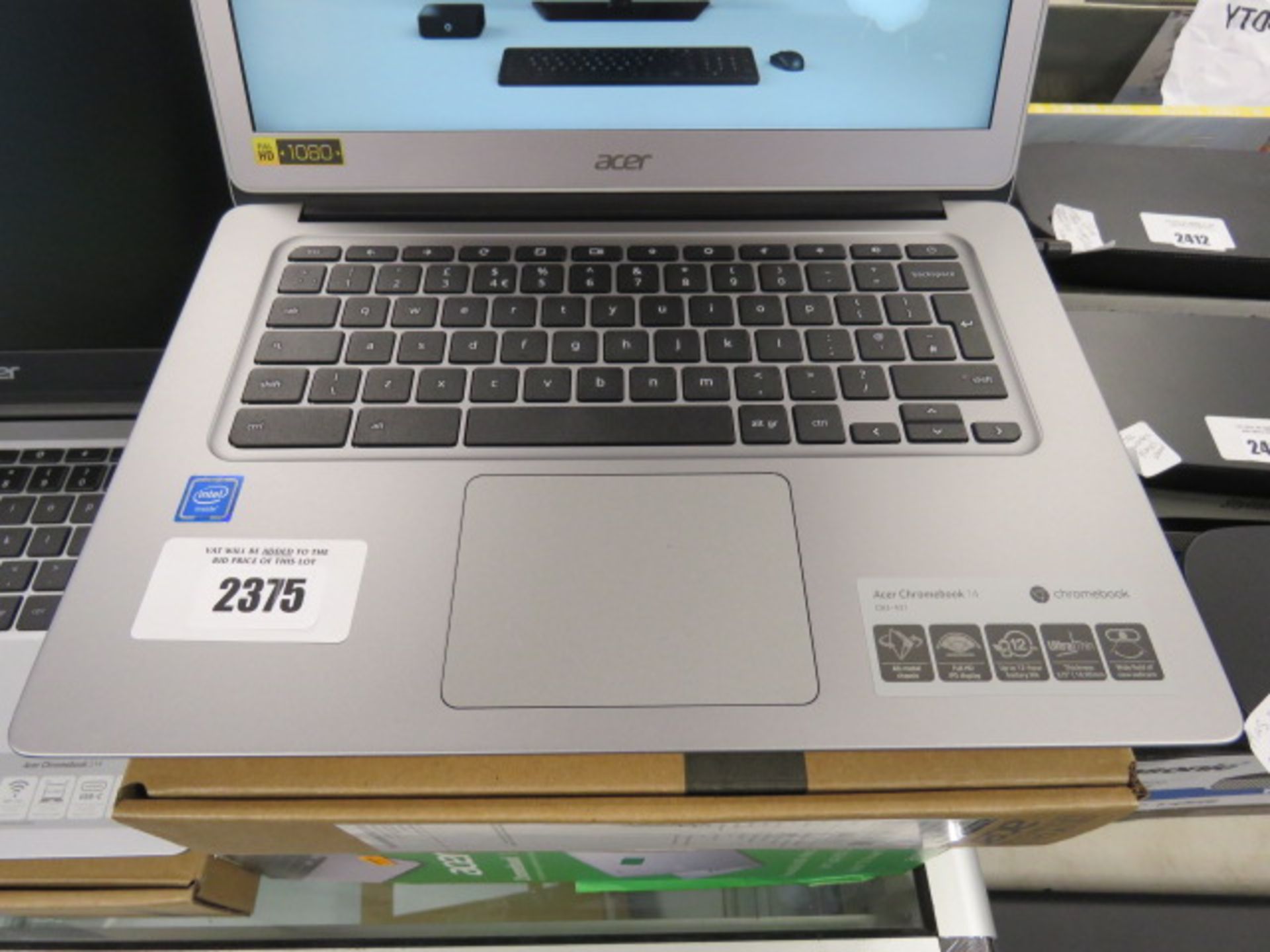 Acer Chromebook 14 laptop, intel processor, 4gb ram, 32gb storage, includes power supply, protective - Image 3 of 3