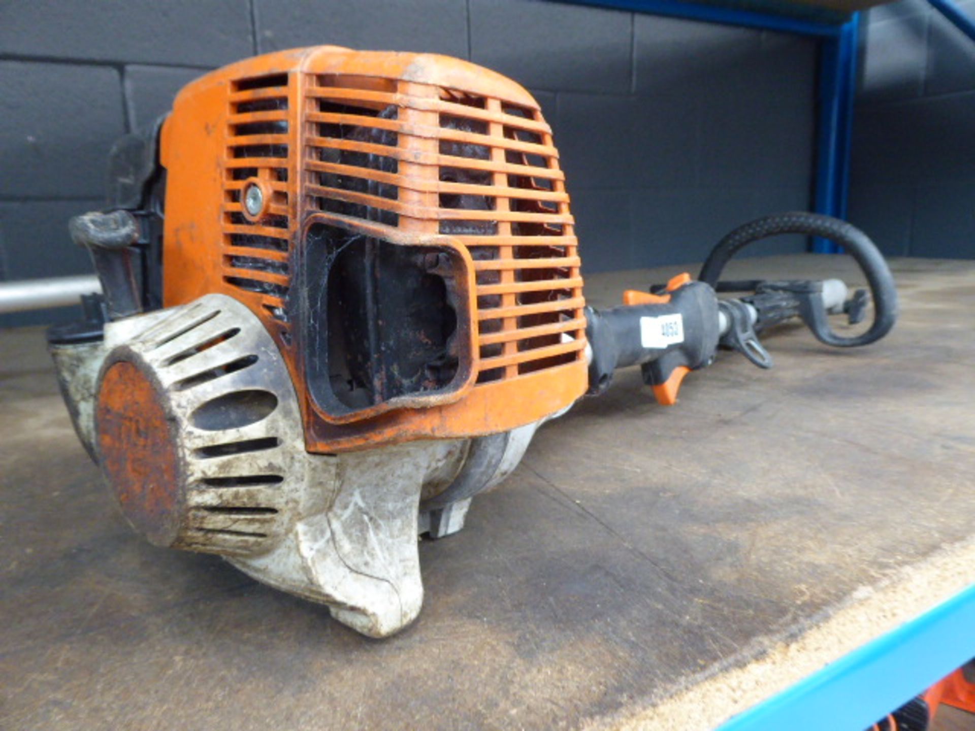 A Stihl petrol powered strimmer, (unit only)