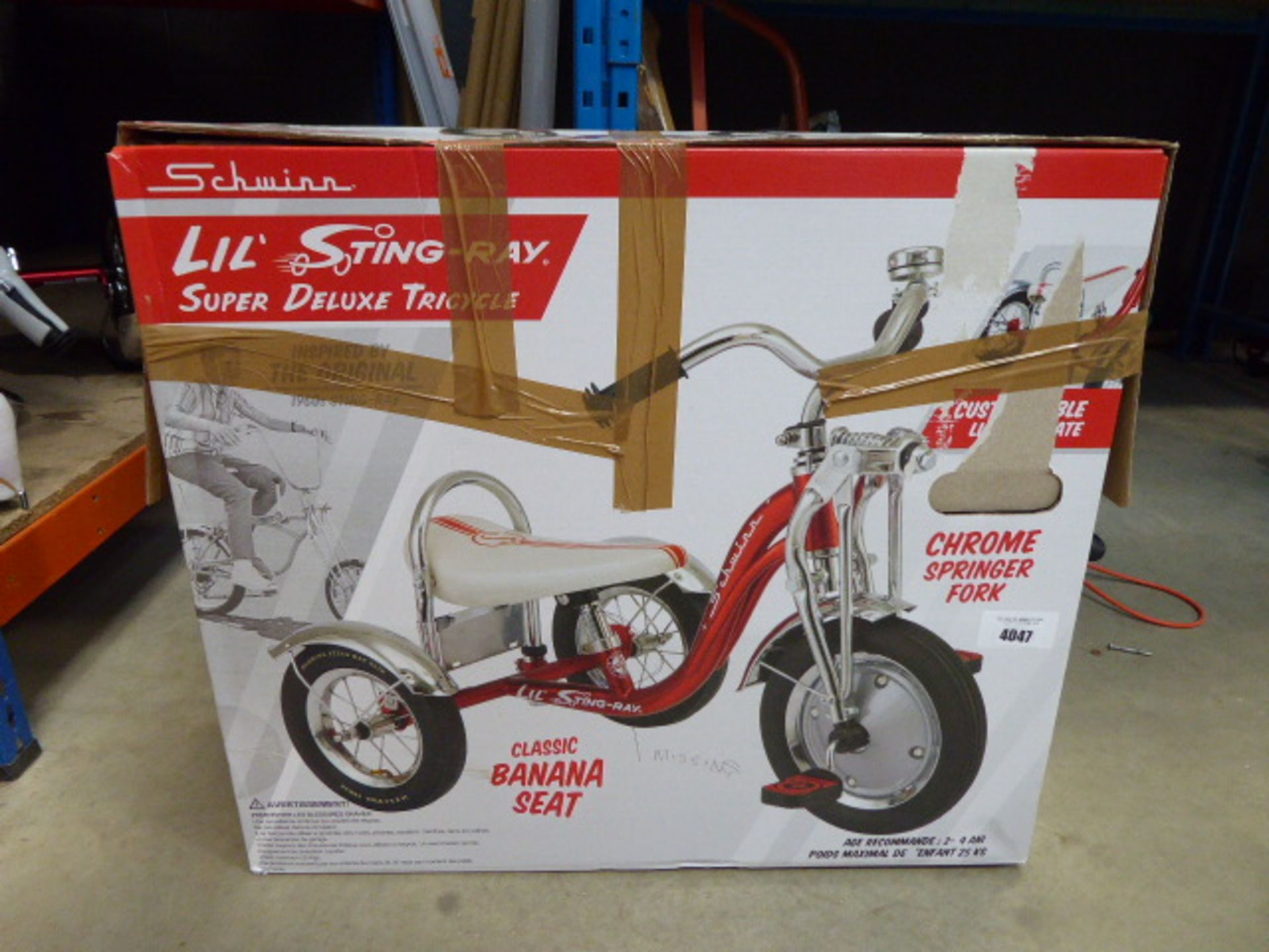 (4030) Boxed Schwinn trike