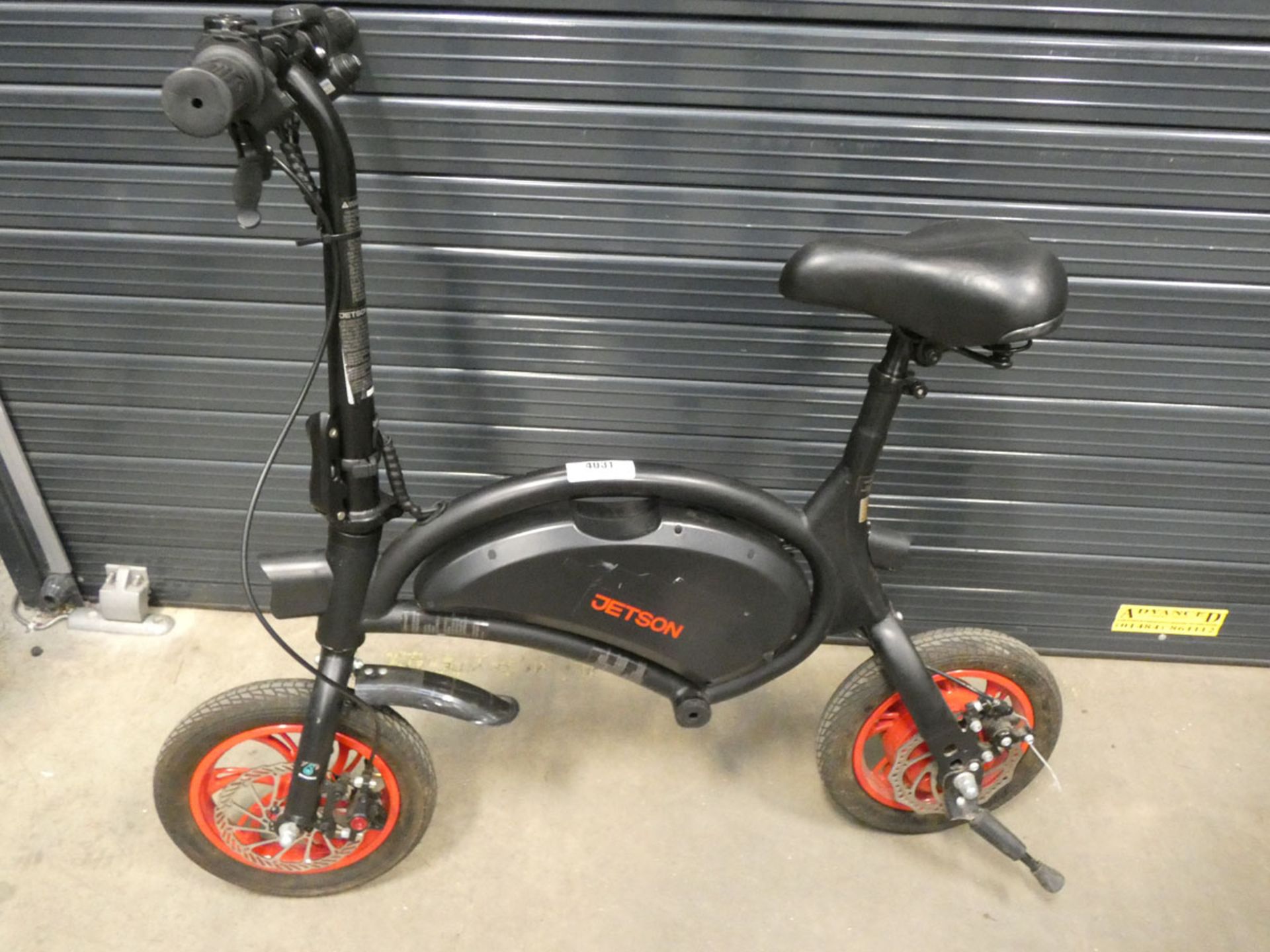 Jetson Bolt electric bike with charger and box