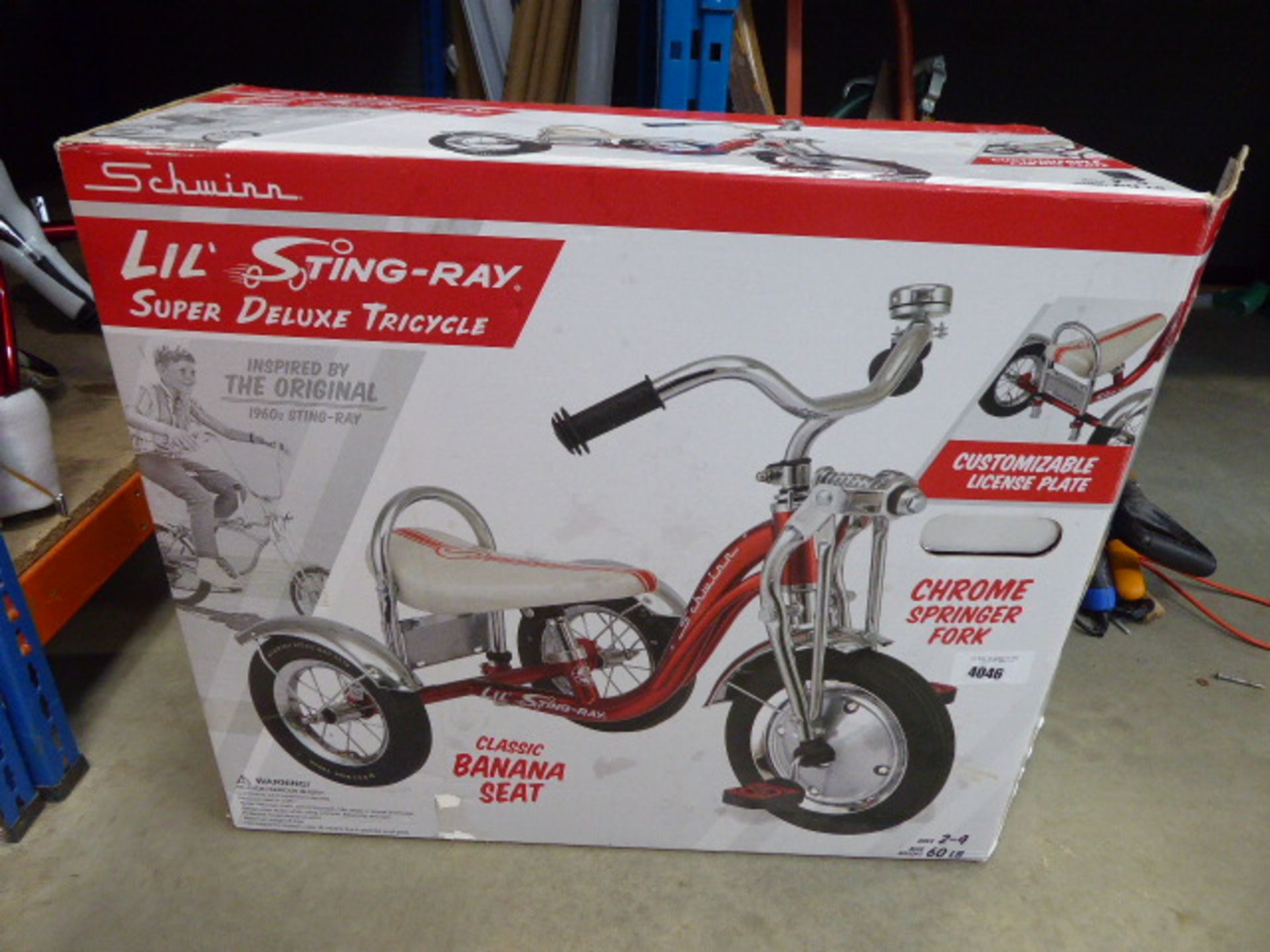 (4029) Boxed Schwinn trike