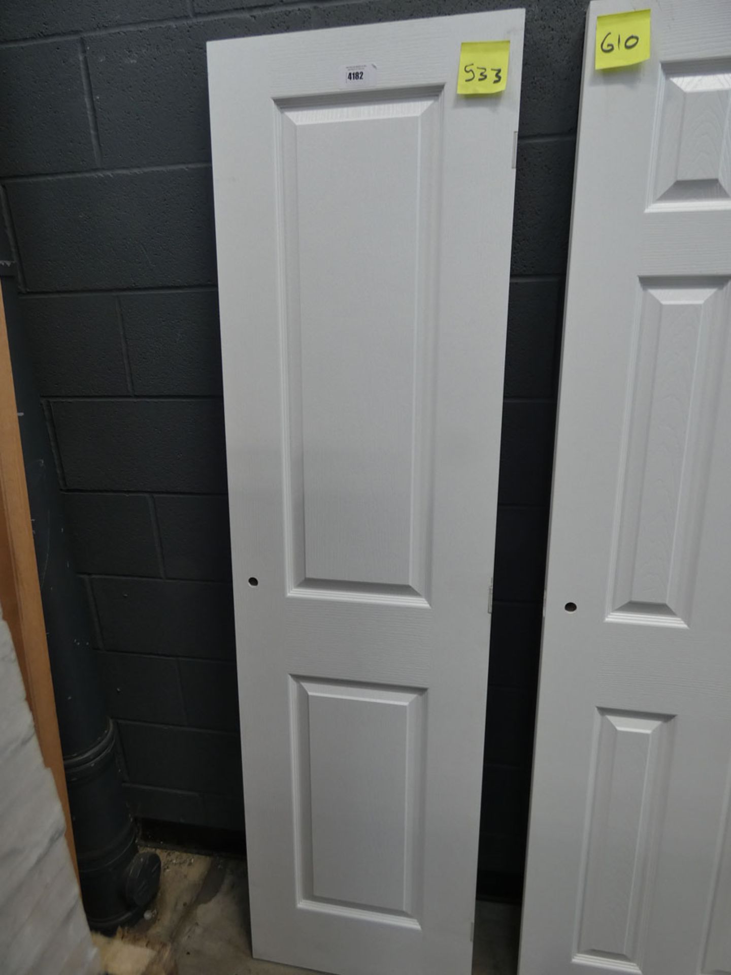 Premdor 2 panel internal door (533mm wide) Condition report: H1982mm