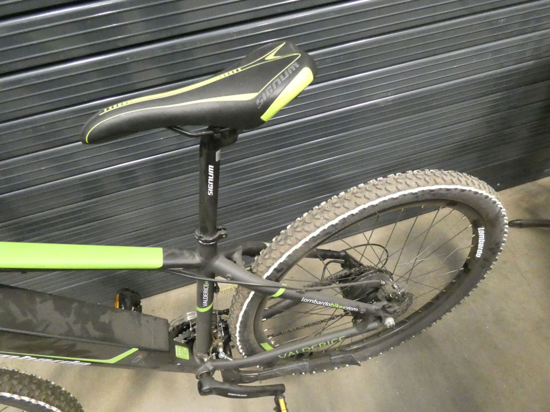 Lombardo Evolution gents green and black electric mountain bike with battery, no charger - Image 3 of 6