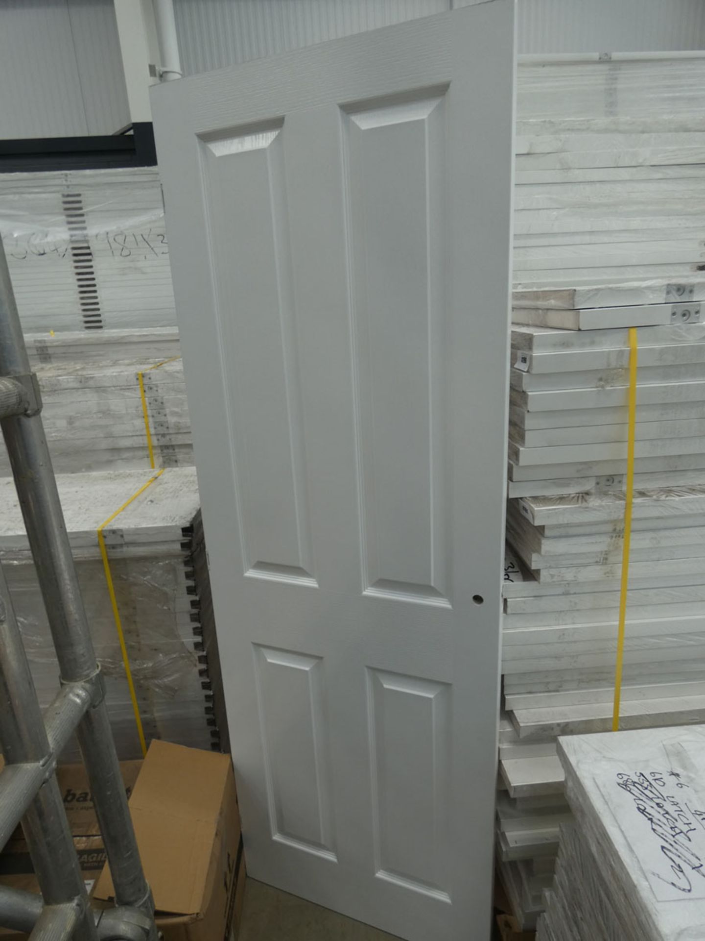 11 Premdor 4 panel internal doors (686mm wide) Condition report: H1982mm