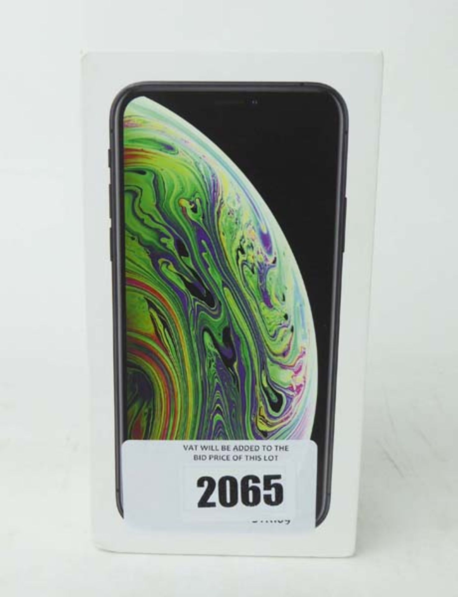 iPhone X 64GB Silver smartphone with box (A1901) - Image 2 of 2