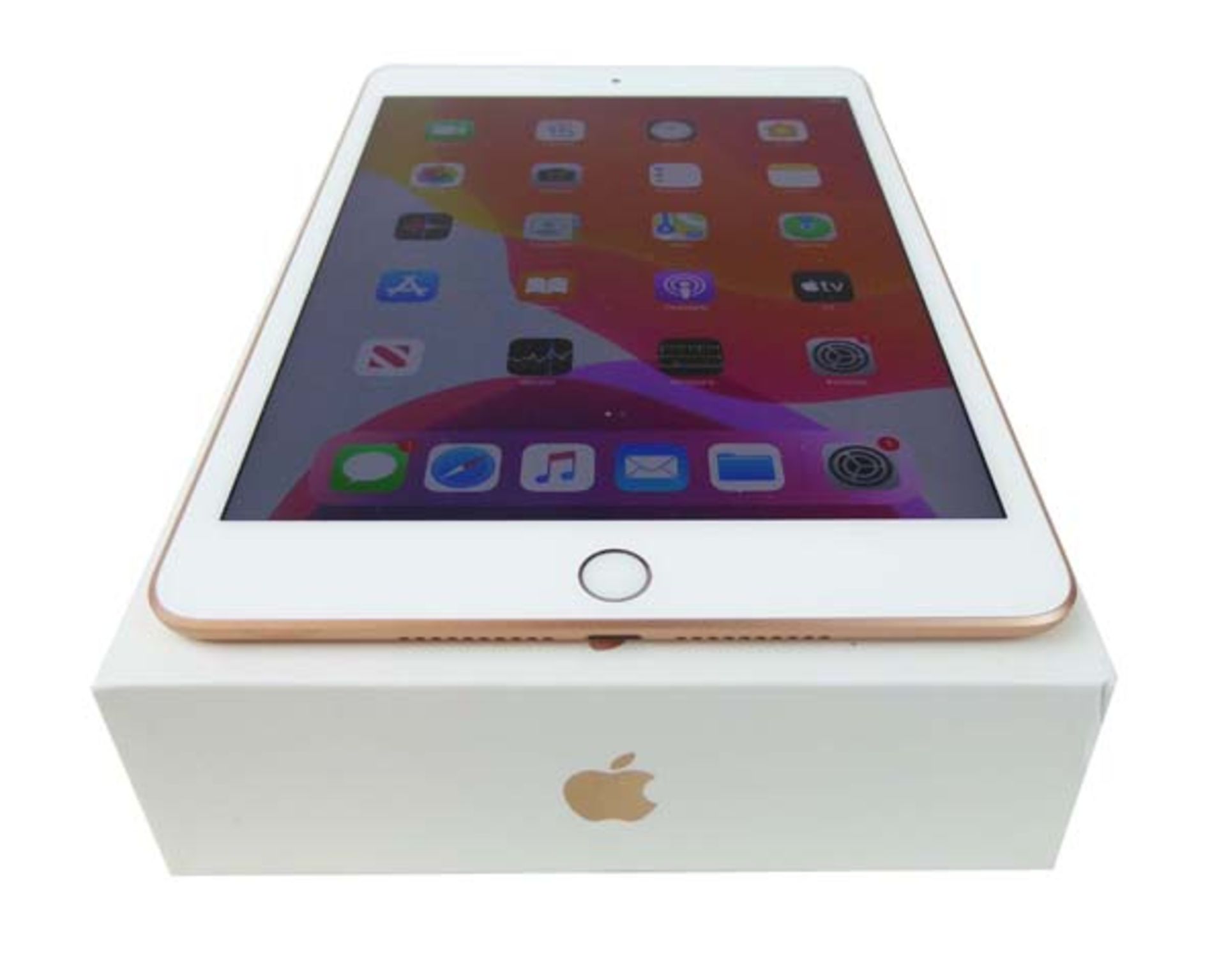 iPad Mini 64GB Gold tablet with box (A2133 2019) - Image 2 of 3