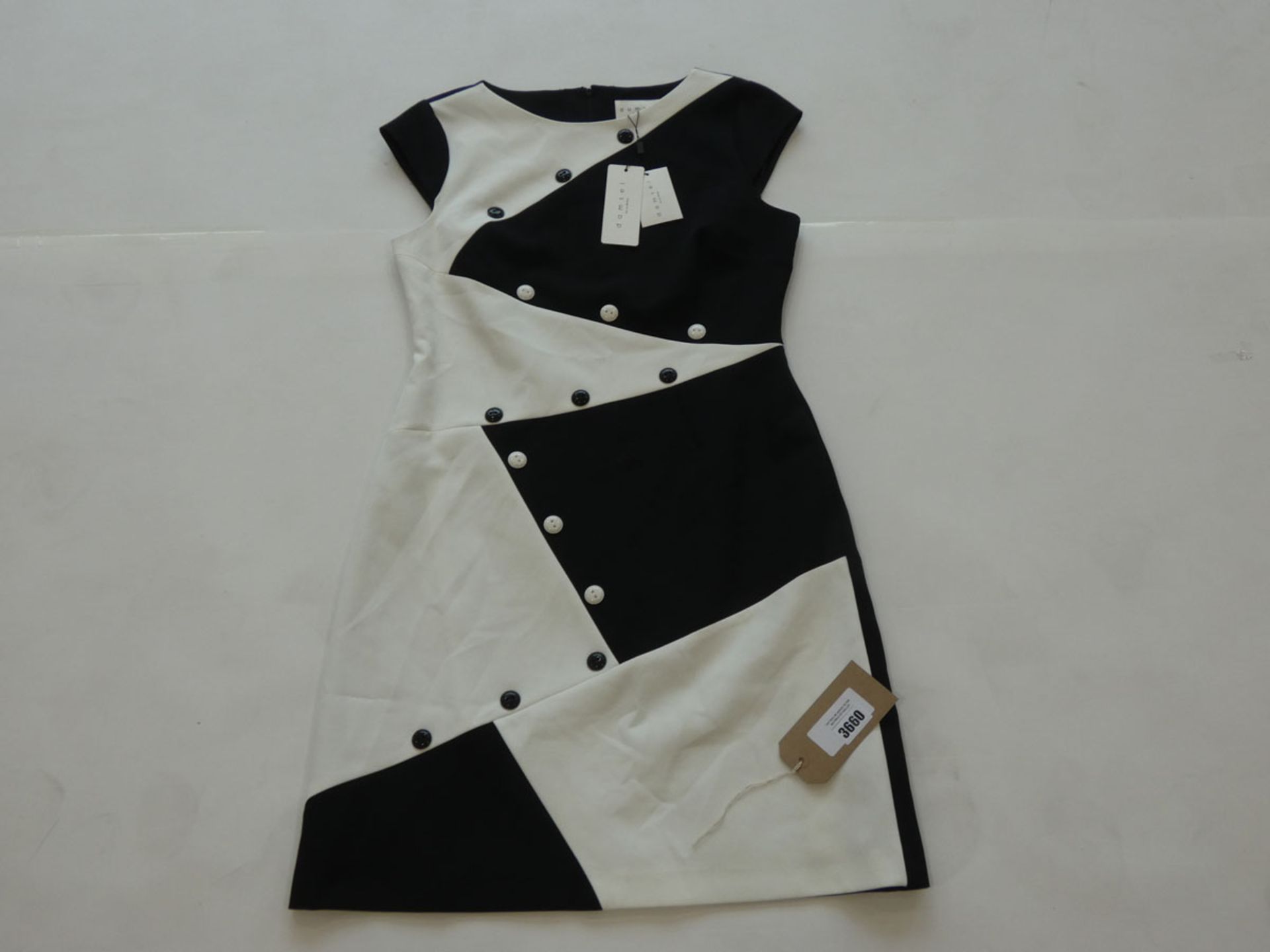 Damsel in a Dress ladies florice black and white dress size 14