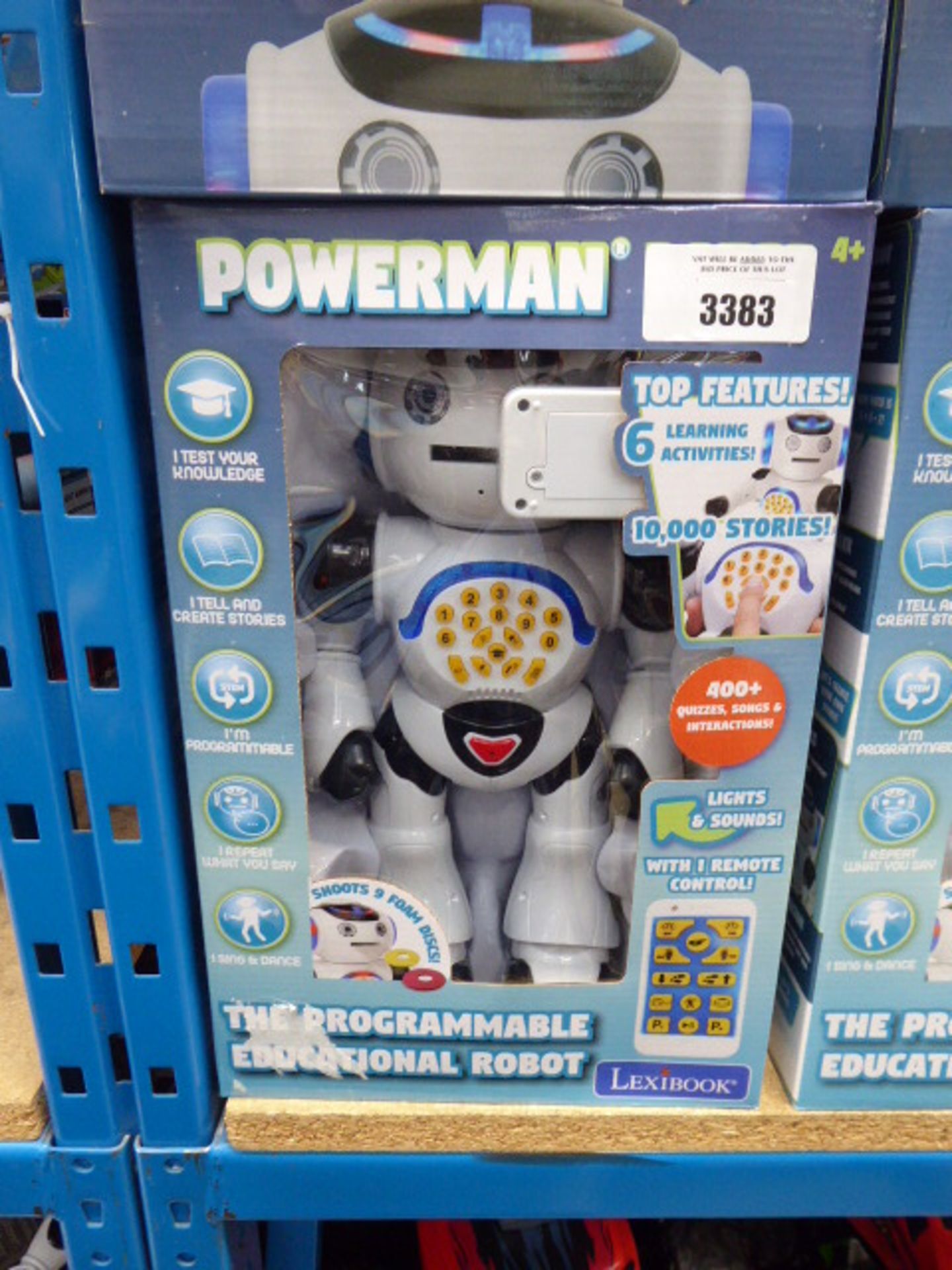 8 boxed PowerMax educational robots