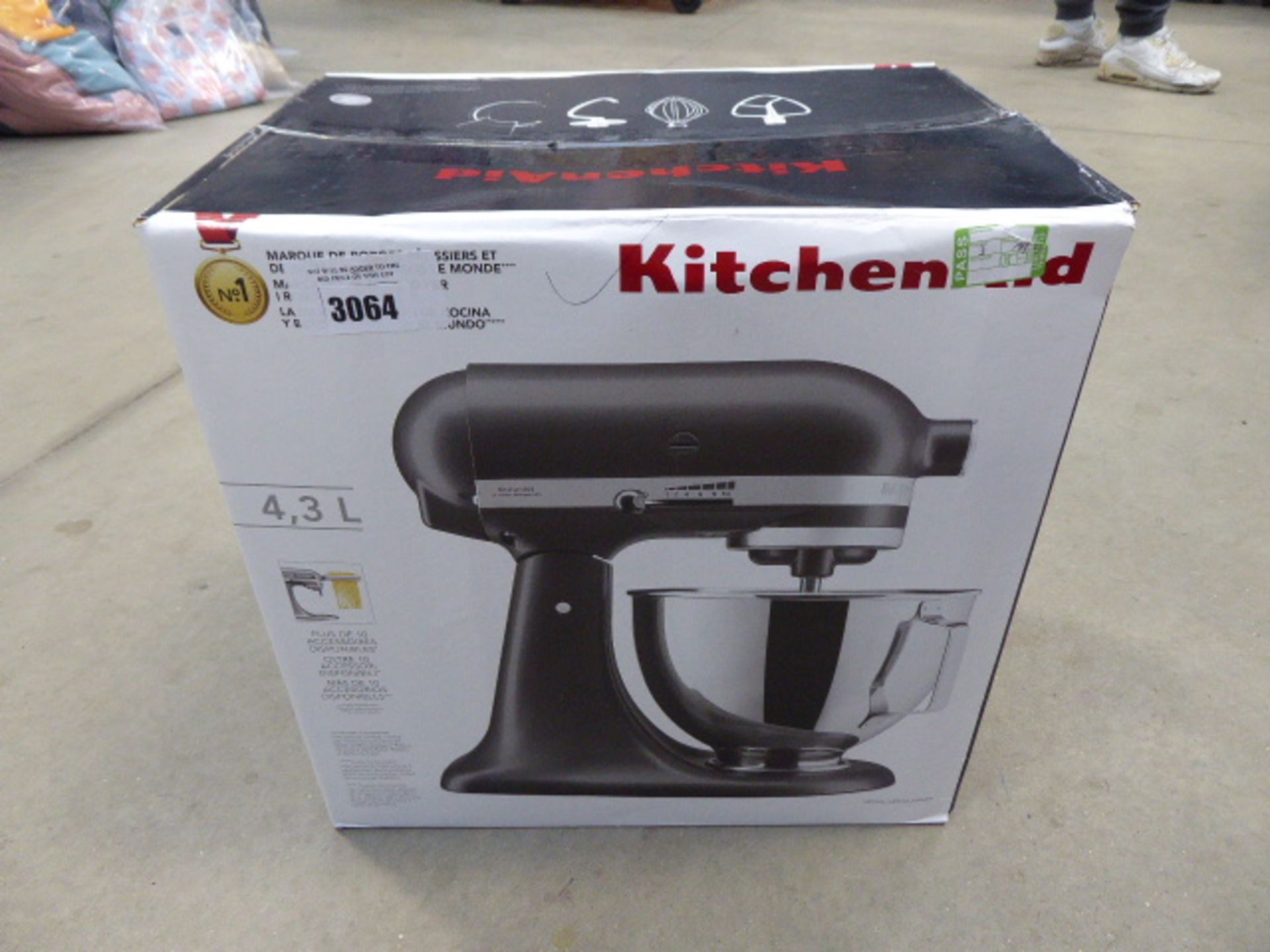 (TN49) Boxed Kitchenaid 4.3 litre mixer