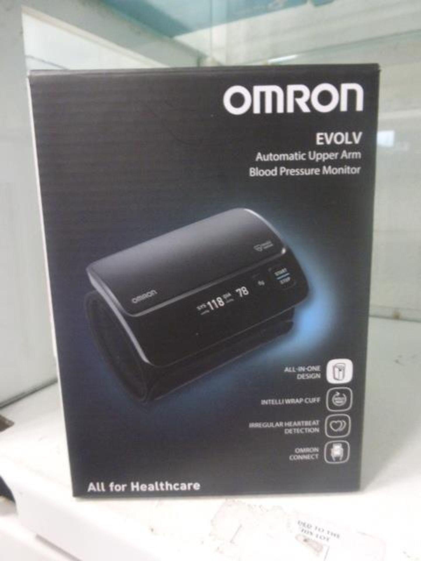 Omron Evolv upper arm automatic blood pressure monitor with box - Image 2 of 2