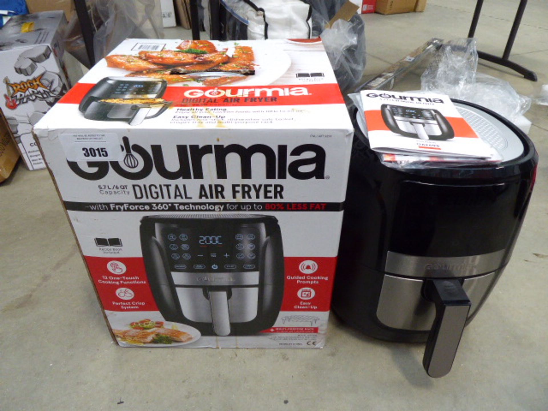 (TN7) Boxed Gourmia digital air fryer