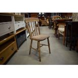 Elm seated kitchen chair In need of attention