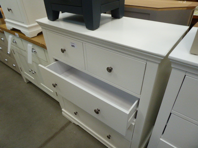 White painted chest of drawers (2) - Image 2 of 3