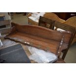 (18) Carved oak 6 hook wall mounted coat rack