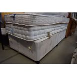 5281 Single divan bed base with mattress