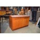 Meredew teak entertainment cabinet of 2 doors Good condition