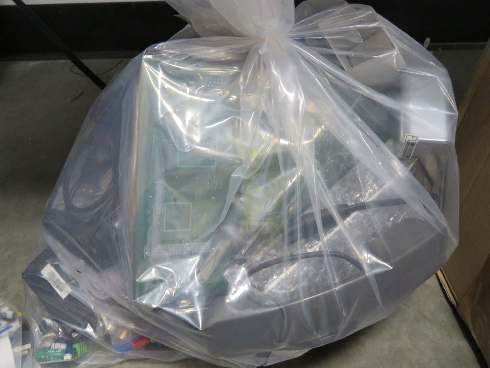 Bag of mixed electrical cabling and accessories