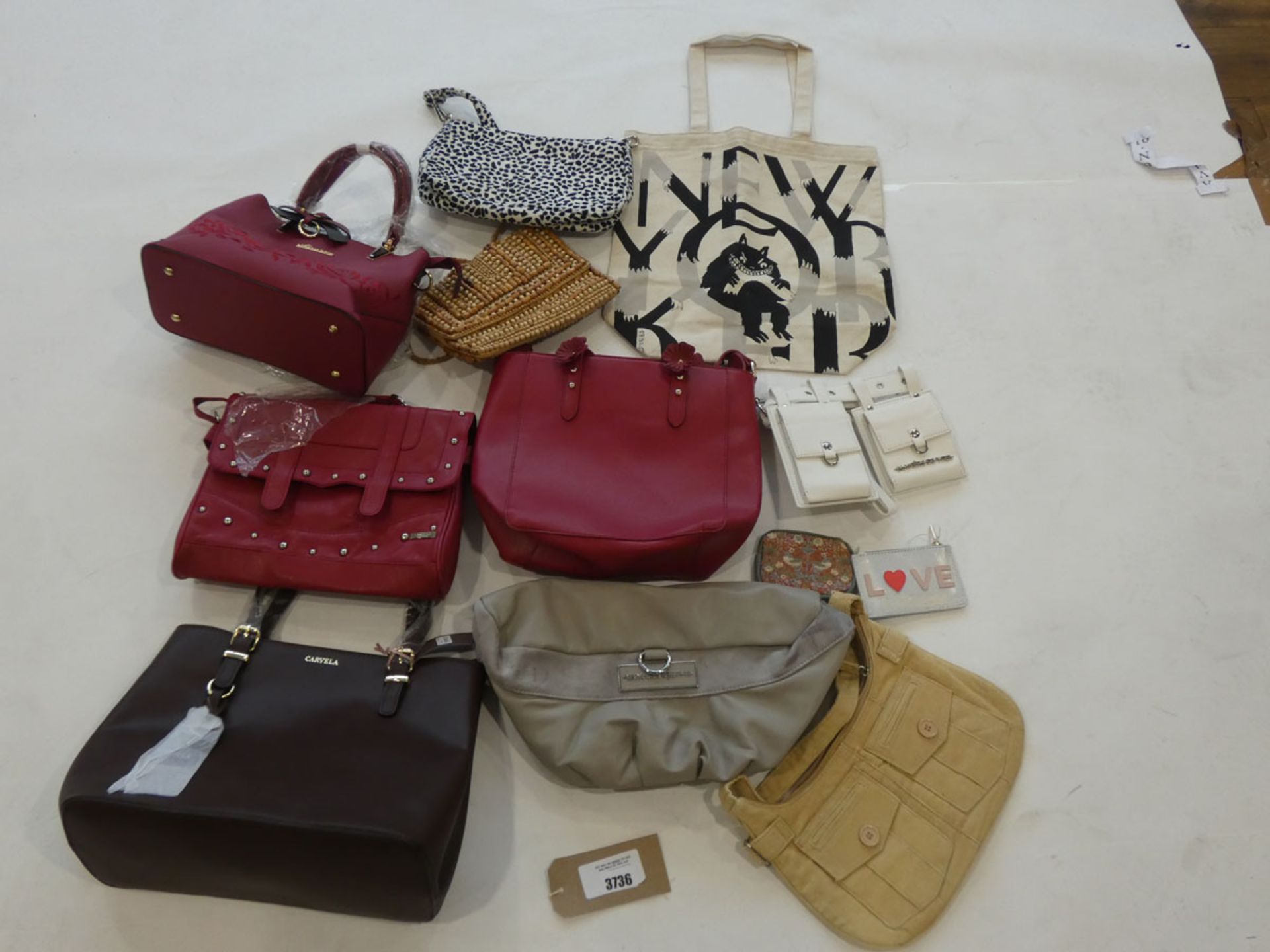 Selection of bags, handbags, etc