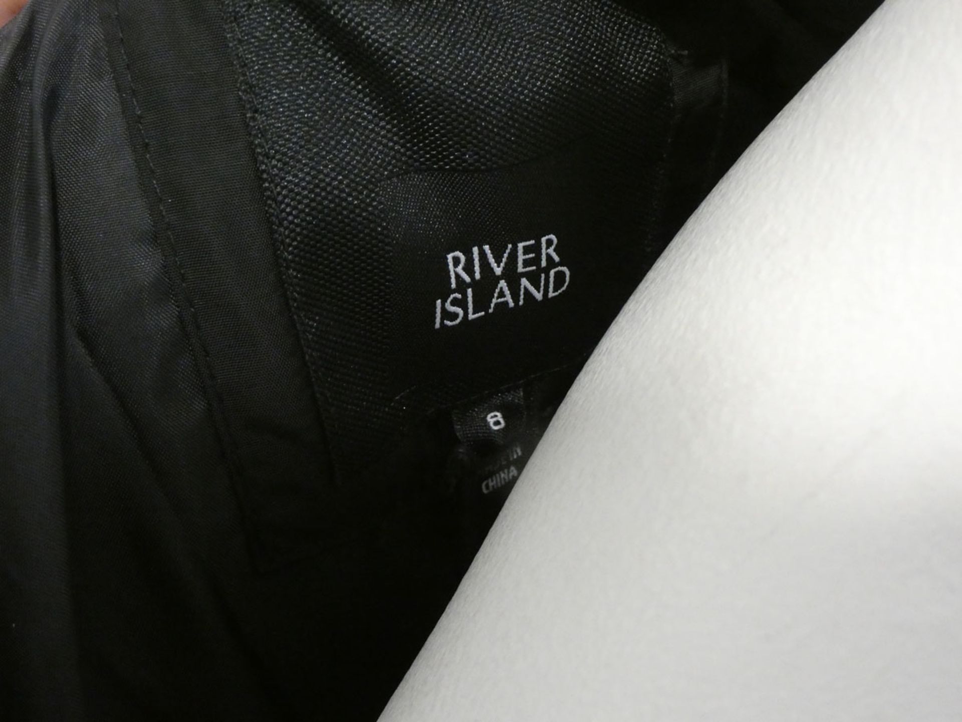 River Island ladies berlin doll coat in black size 8 (Mannequin not included) - Image 2 of 3