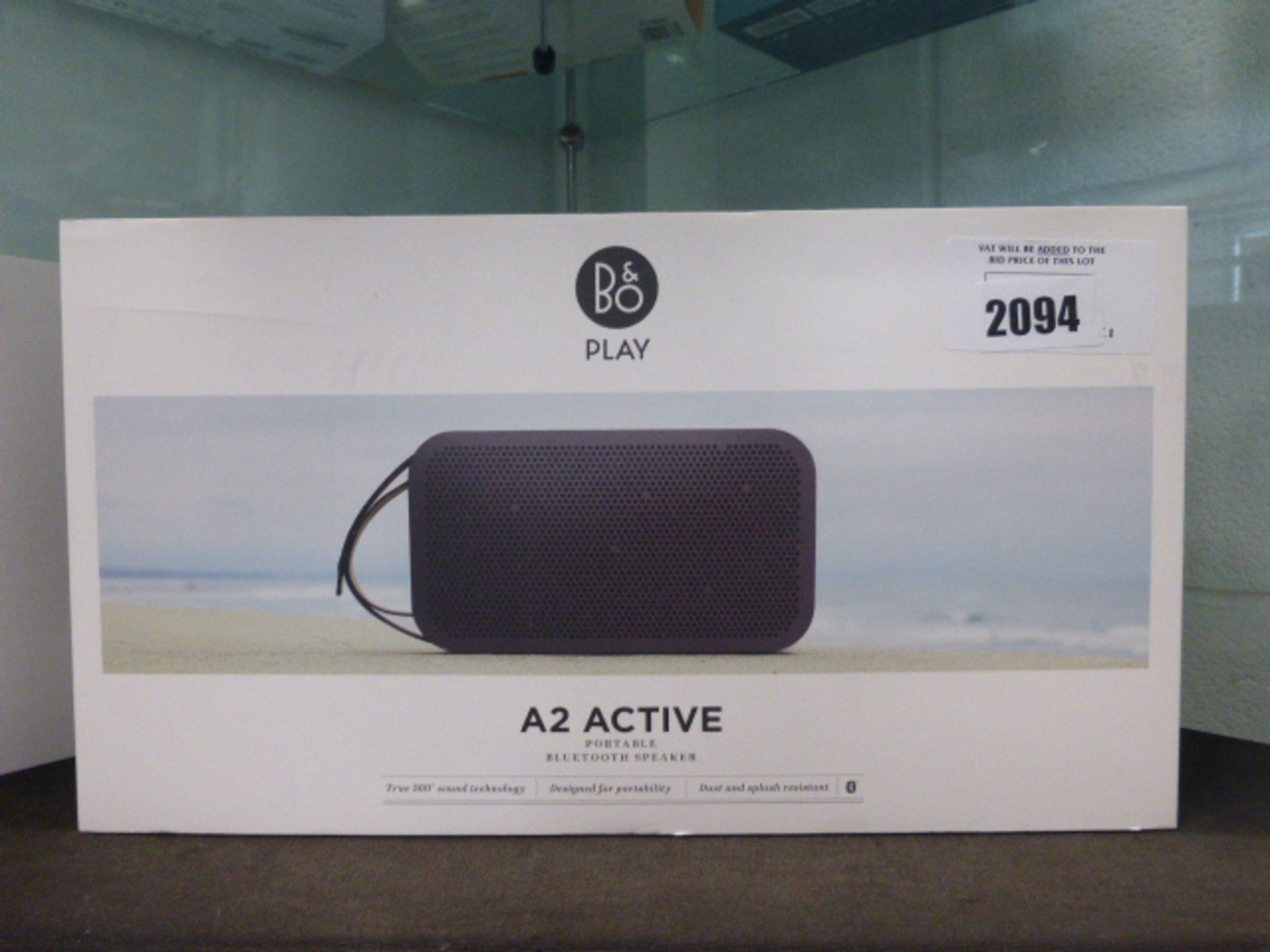 Bang & Olufsen portable bluetooth speaker model A2 Active in box - Image 2 of 2